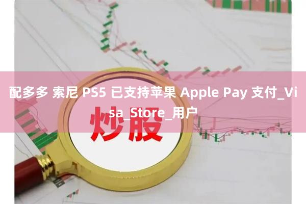 配多多 索尼 PS5 已支持苹果 Apple Pay 支付_Visa_Store_用户